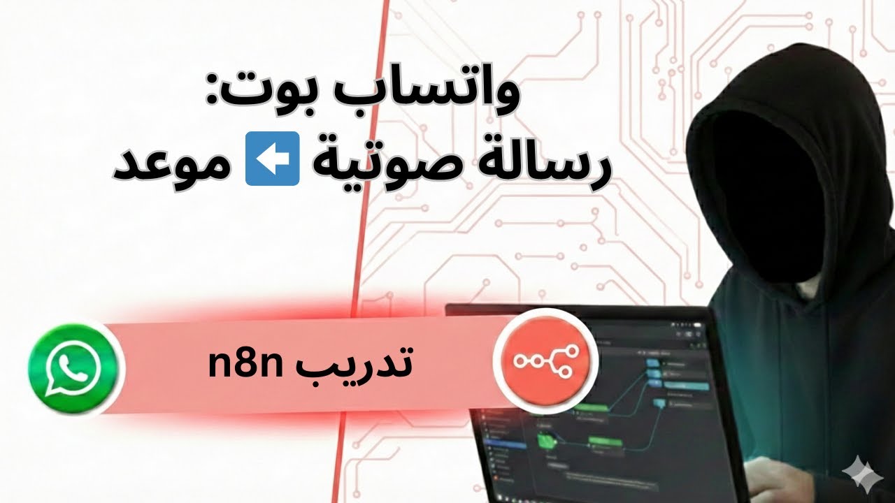 تدريب n8n: حوّل أي رسالة صوتية إلى موعد في تقويم جوجل تلقائياً
