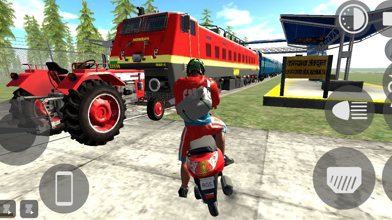 🚆 Train Ke Aage Bike Stunt 😱 | Tractor vs Train | Indian Bikes Driving 3D Gameplay