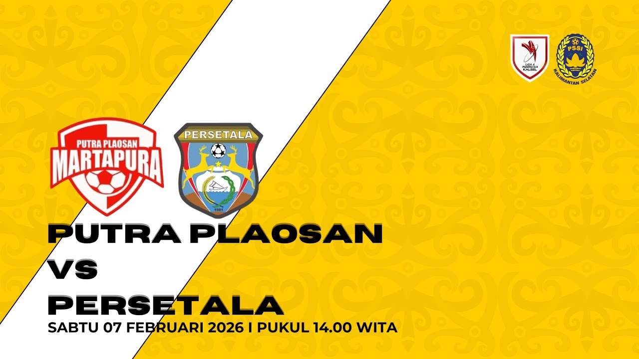 LIGA 4 ZONA KALSEL GRUP  C - PUTRA PLAOSAN VS PERSETALA