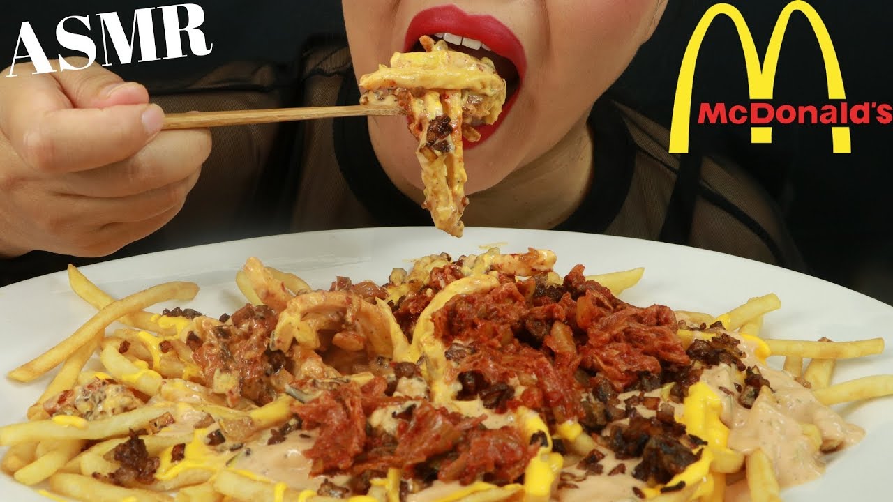 MCDONALD'S FRIES ANIMAL STYLE ~ ASMR ( No Talking) Eat Life With Kimchi