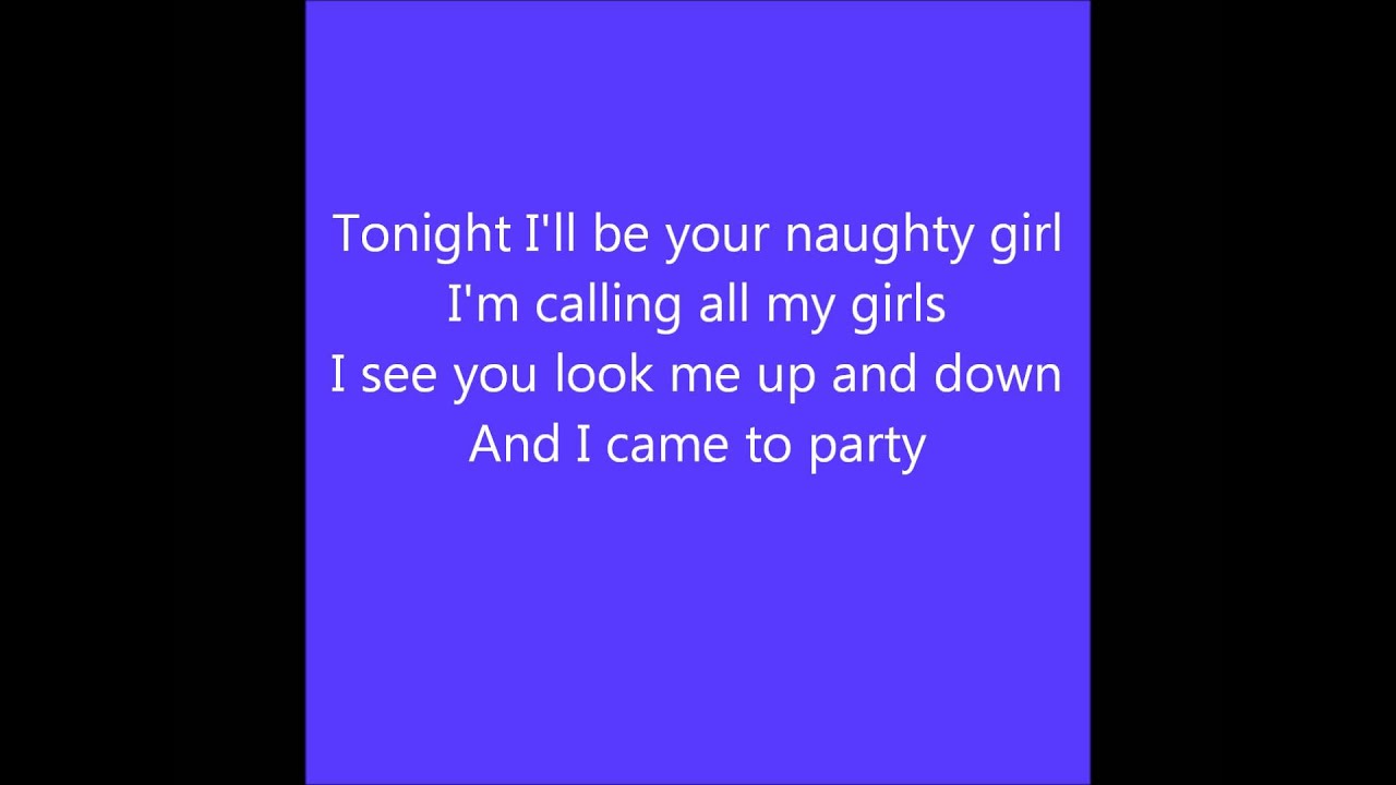 Beyonce - Naughty Girl Lyrics