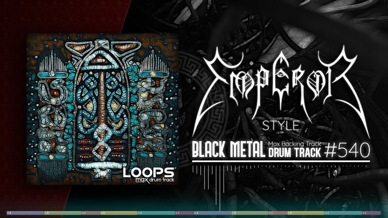 Black Metal Drum Track / Emperor Style / 180 bpm