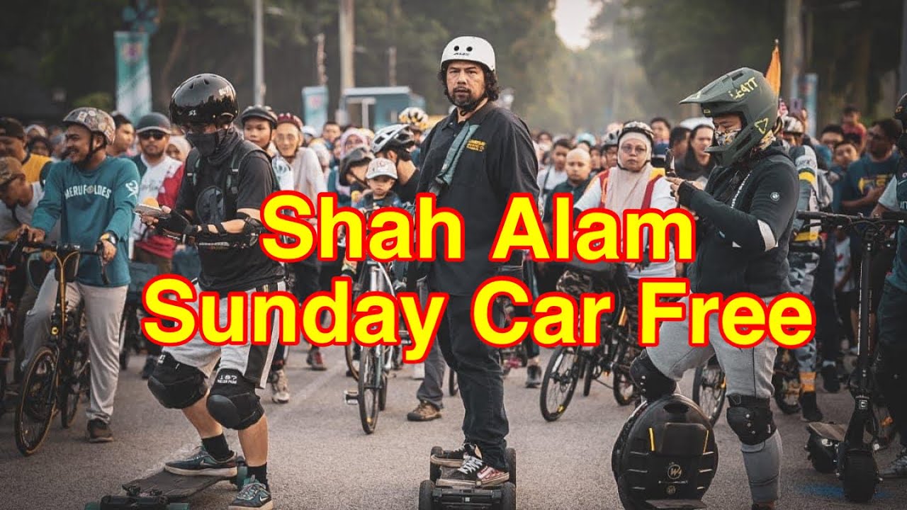 Shah Alam Car Free on Oct.8,2023