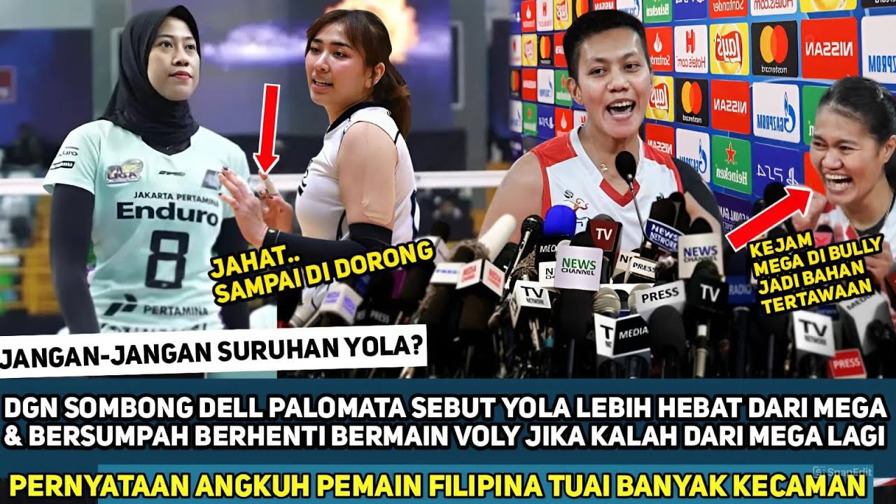 SUMPAH GILA DELL PALOMATA !! REMEHKAN MEGA, AGUNGKAN YOLLA..ANCAM PENSIUN JIKA KALAH LAGI..