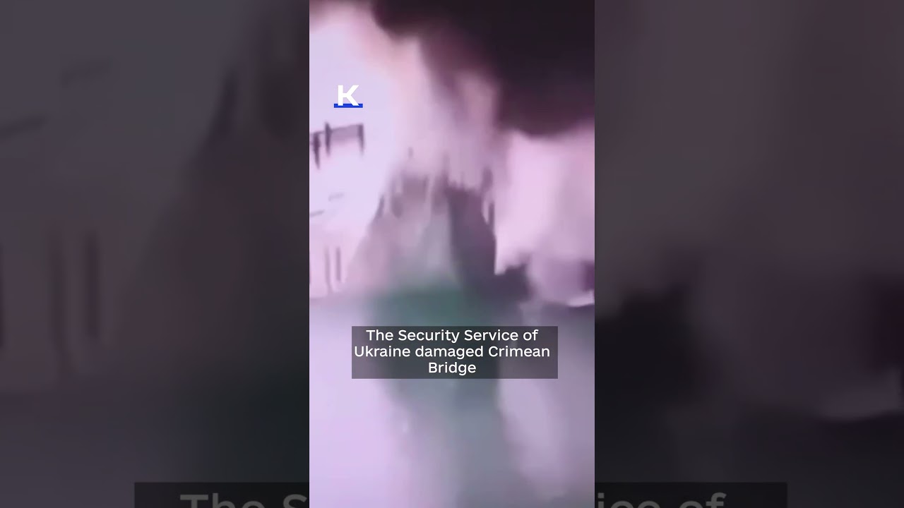 BREAKING: Ukraine's SBU attacks Crimean Bridge by mining underwater supports