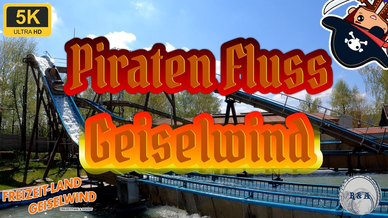 Piraten Fluss onride/offride POV Freizeit-Land Geiselwind 5K 60 fps