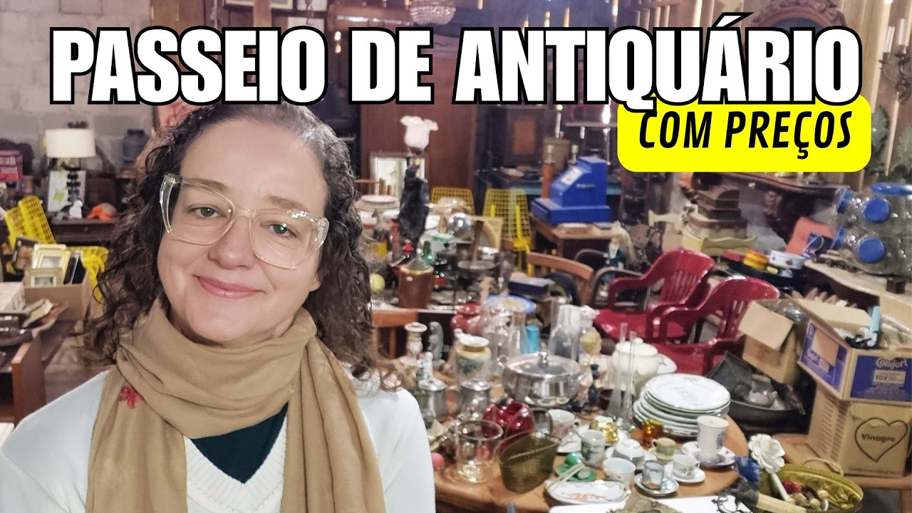 Passeio de ANTIQUÁRIO COM PREÇOS  #antiguidades #lojadeantiguidades #piracicaba #decoraçãoafetiva