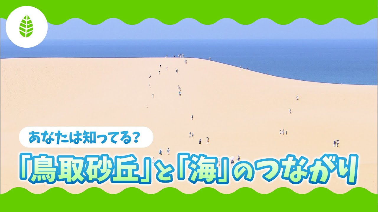 【海の教室・理科】あなたは知ってる？「鳥取砂丘」と「海」のつながり（鳥取県）