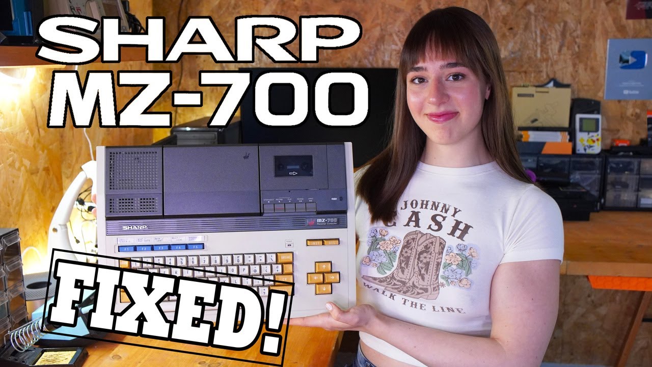 Saving This Sharp MZ-700 - No Power? No Party!