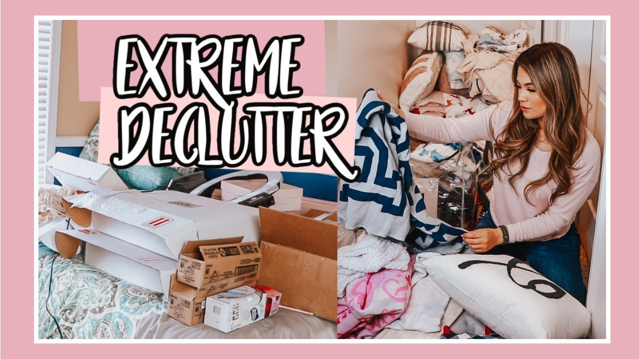 EXTREME HOME DECLUTTER | MY HOARDING ROOM I DON'T WANT YOU TO SEE
