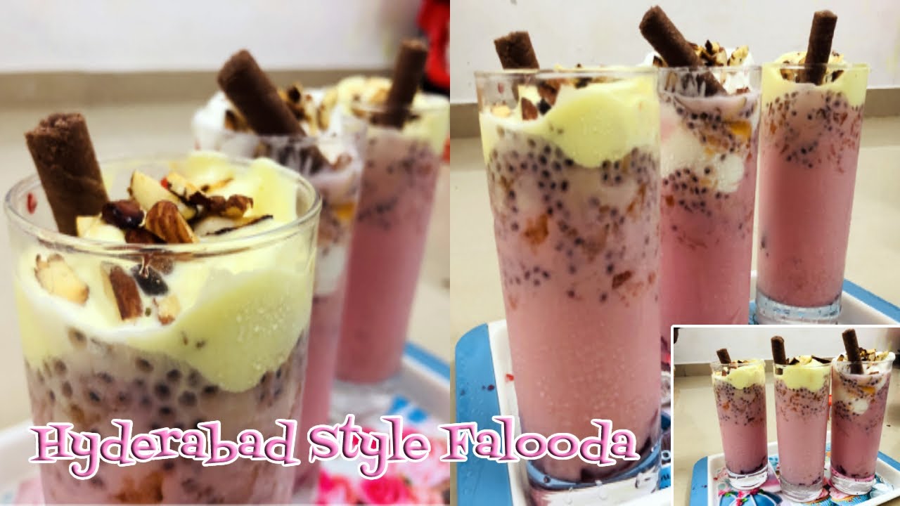 Falooda / Hyderabad style falooda making at home / Yummy falooda / Faluda  #Falooda #Icecreamfalooda