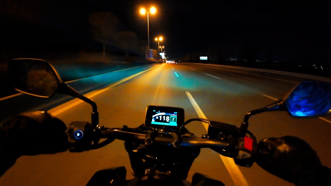 Ankara Night Ride | Pure Exhaust Sound | Honda CB500 Hornet
