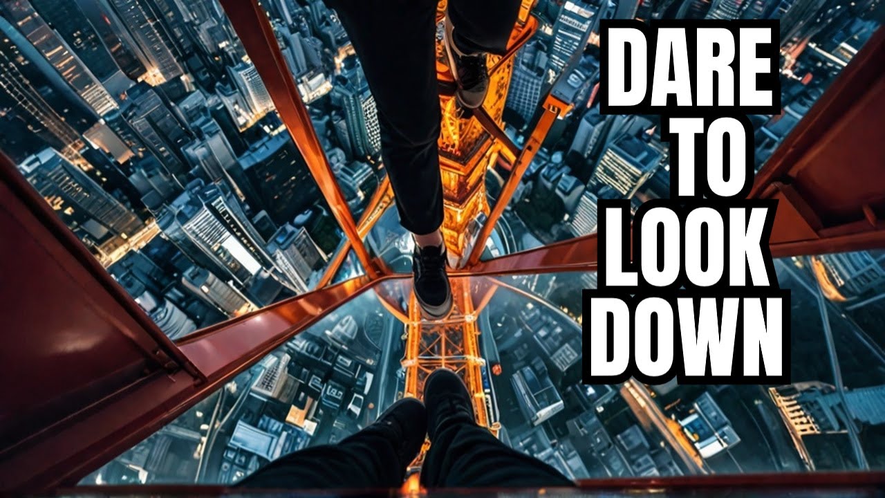 The Glass Floor at Tokyo Tower is Terrifying