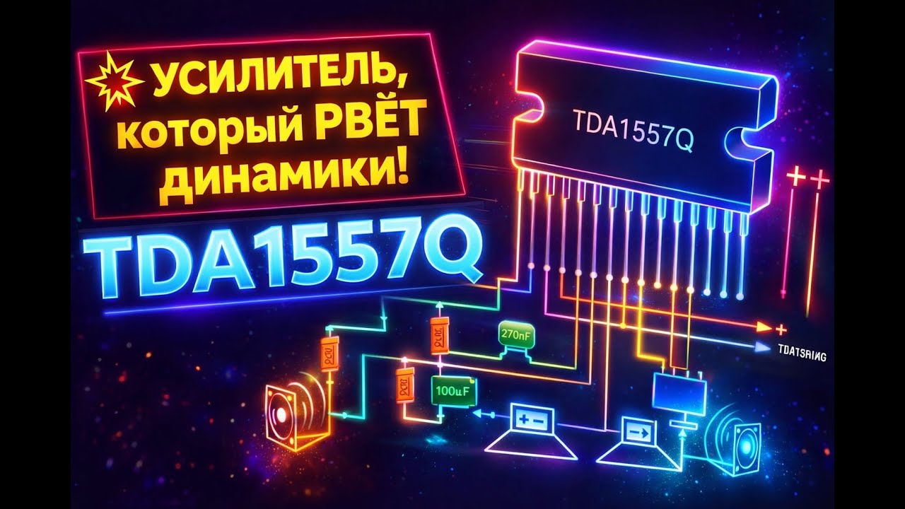 Простейший усилитель с ОГРОМНОЙ мощностью!