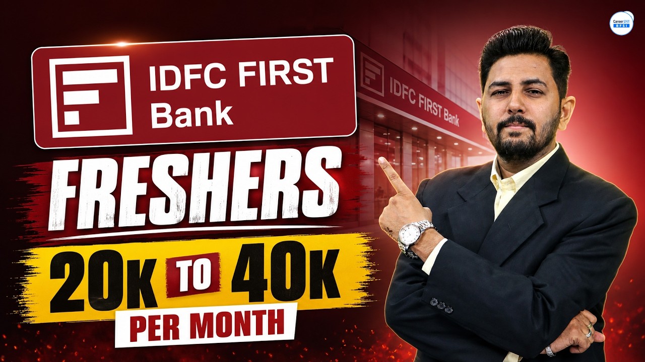 Трудоустройство в IDFC First Bank 2026 | Найм начинающих специалистов | от 20 до 40 тысяч в месяц...