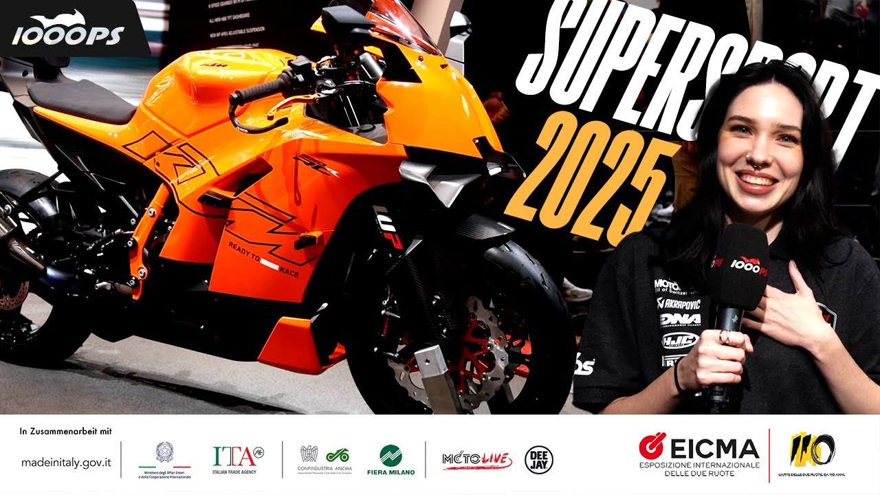 KTM RC 990R und Yamaha R9! Supersport-Neuheiten 2025 auf der EICMA 2024
