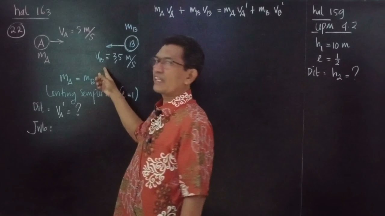 TUMBUKAN | Momentum, Impuls, dan Tumbukan #2 - Fisika Kelas 10