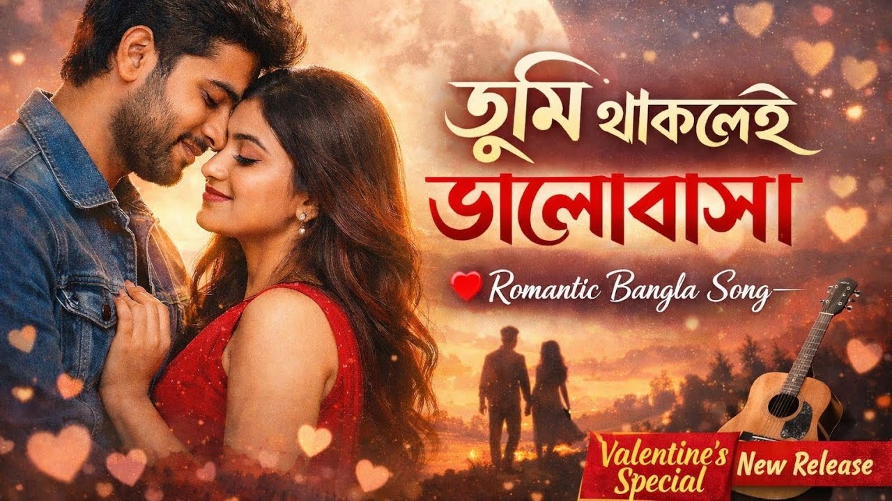 তুমি থাকলেই ভালোবাসা | Valentine’s Special ❤️ | New Bangla Romantic Song 2026