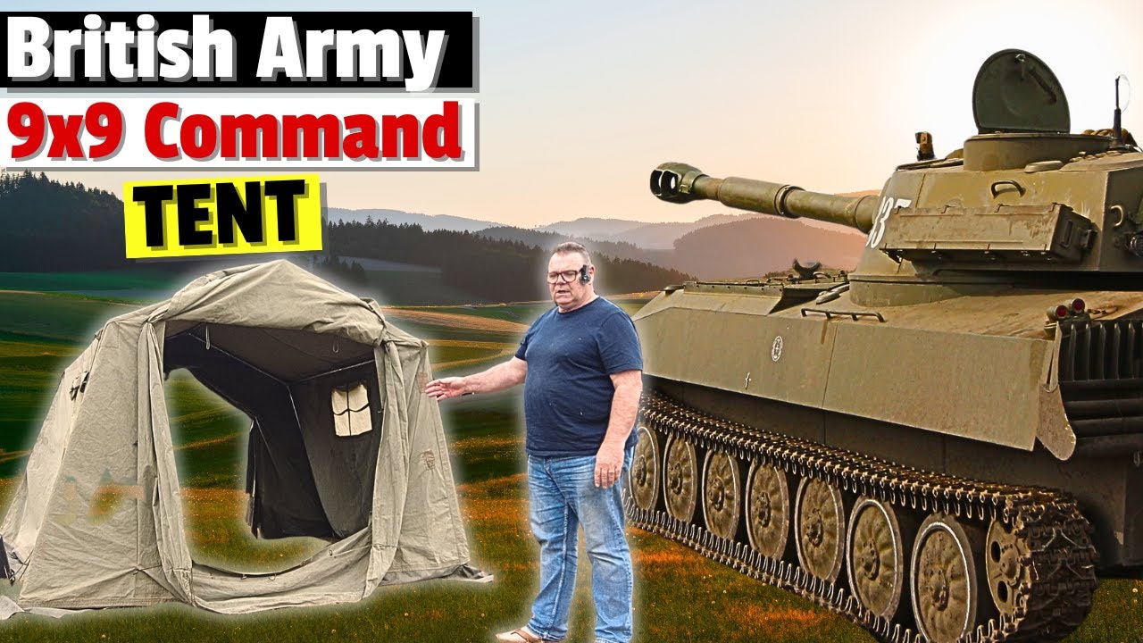 The Infamous Cold War British Army 9x9 Radio Command Tent