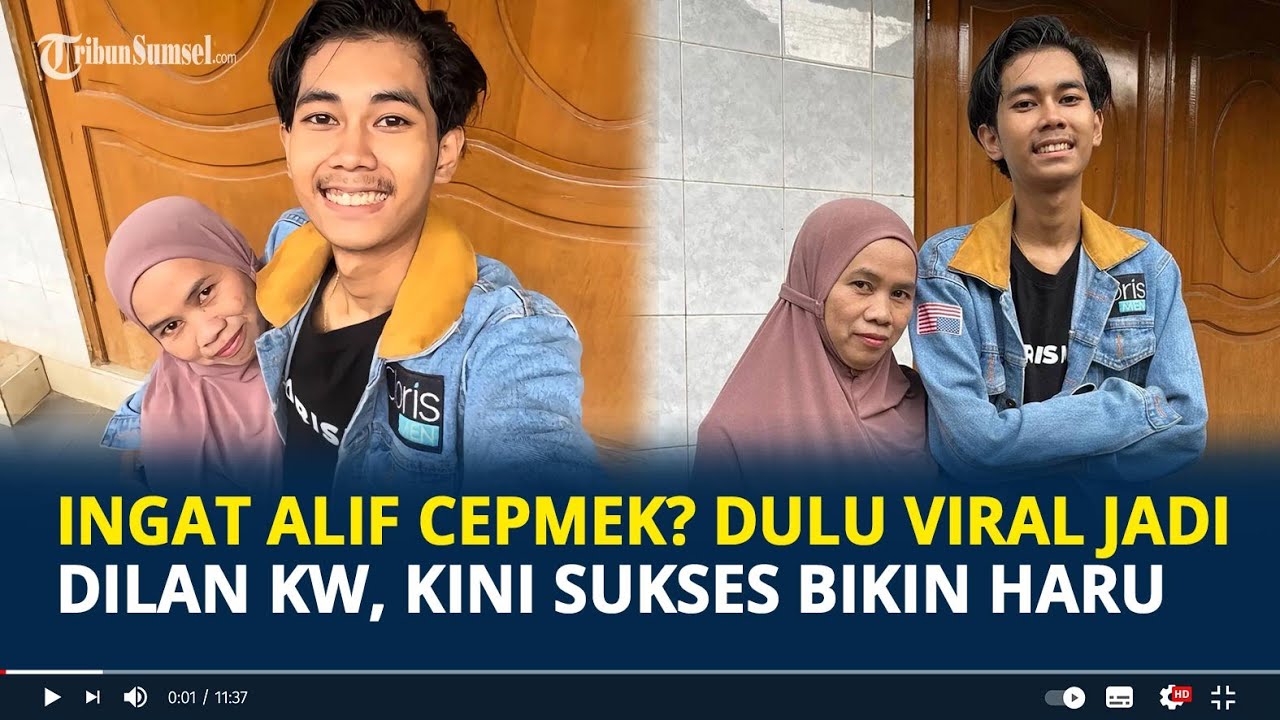 Ingat Alif Cepmek? Dulu Viral Jadi Dilan KW, Kini Sukses Bikin Haru