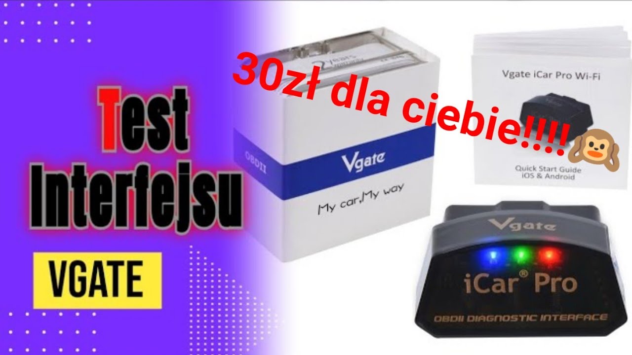 Audi A6/A7/C7  Test interfejsu Vgate/Vgate interface test