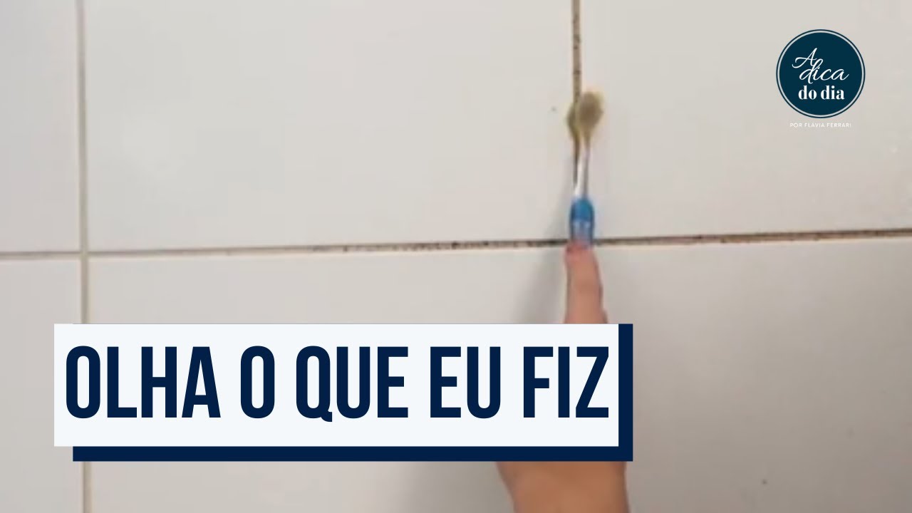 USE FERMENTO EM PÓ VENCIDO PARA LIMPAR REJUNTE ENCARDIDO | FLÁVIA FERRARI