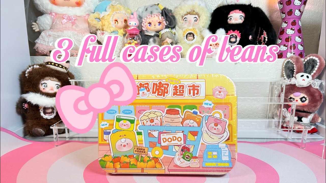 🎀 Big blind beans unboxing?!? Opening 3 full cases 🎀