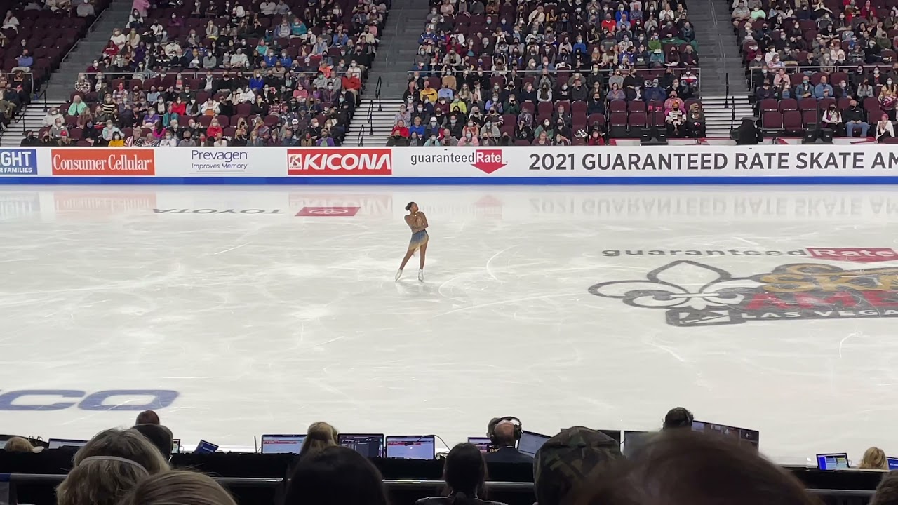 Starr Andrews Ladies Short Program Skate America 2021