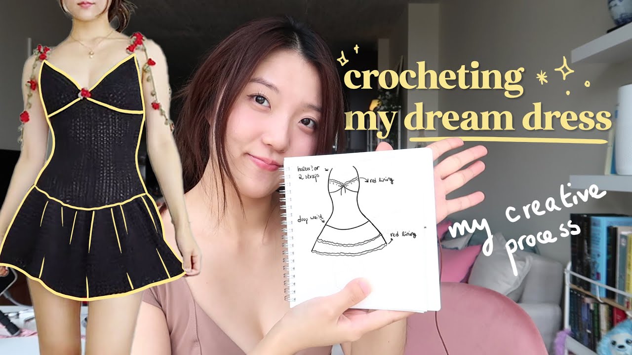 Вяжу крючком платье моей мечты | Hooked - Crochet With Me Vlogs