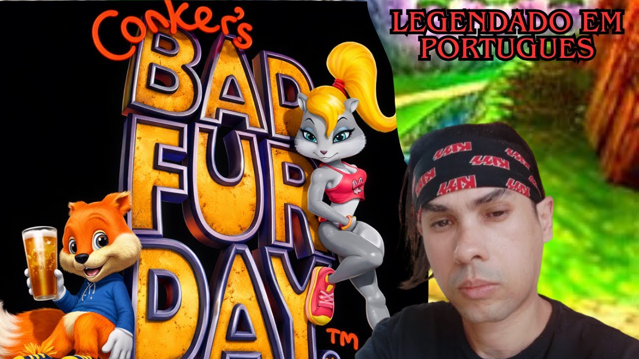 LIVE DO ESQUILO MAIS DOIDO DOS GAMES (CONKER BAD FUR DAY) AO VIVO