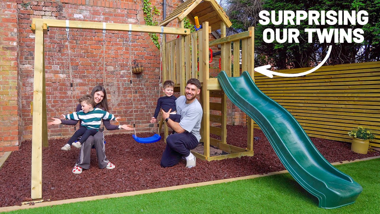 We Built Our Twins their DREAM Play Area | Garden Renovation