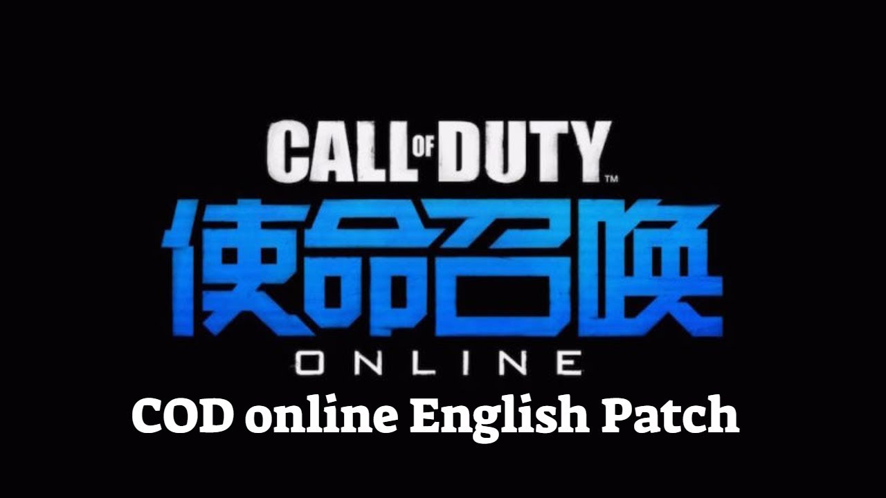 COD online English Patch Tutorial Deutsch German