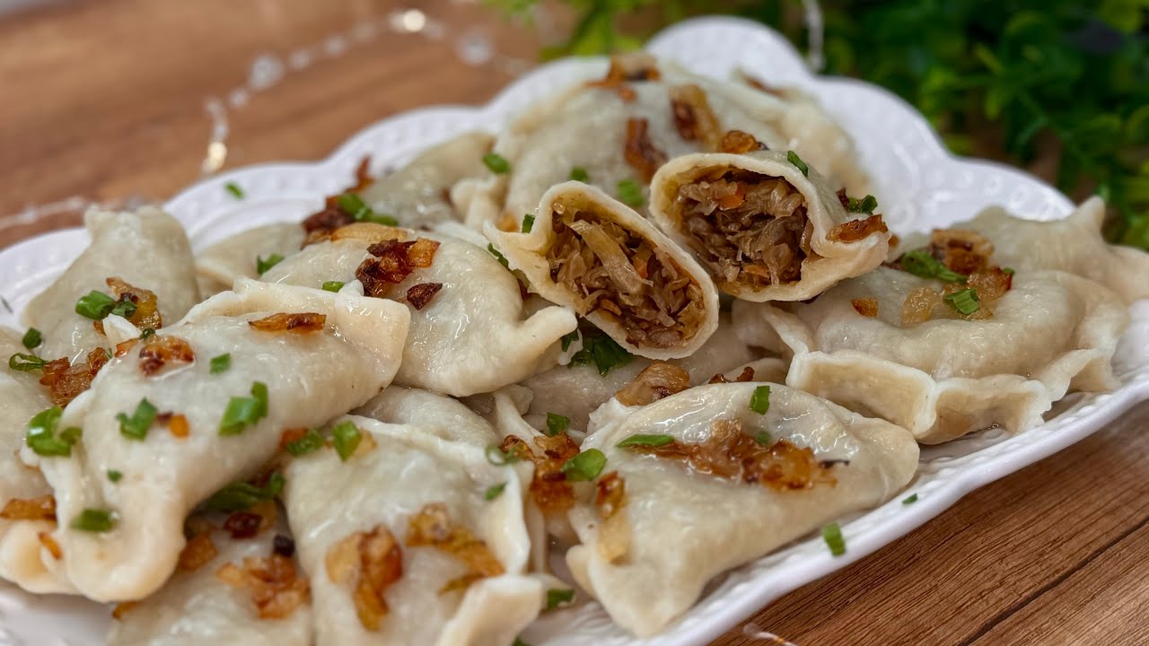 Aromatyczne pierogi z niezwykłym ciastem – mój ulubiony przepis🔥