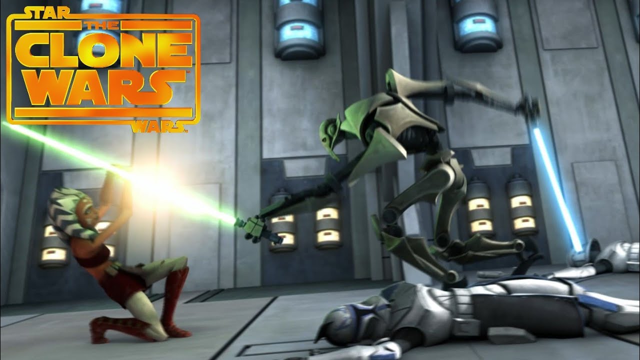 Grievous vs Young Ahsoka Tano [4K HDR] - Star Wars: The Clone Wars