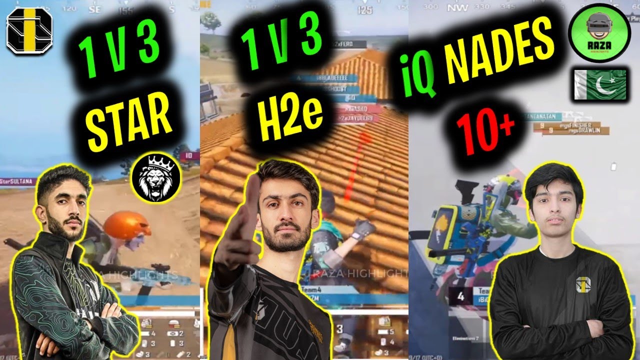 @SCYTESGHOOST 1V3 STAR 🤩 @i8uzm304 1V3 H2E 🔥 @iqexclusive  NADES 🥵 PMPL PAK SCRIMS