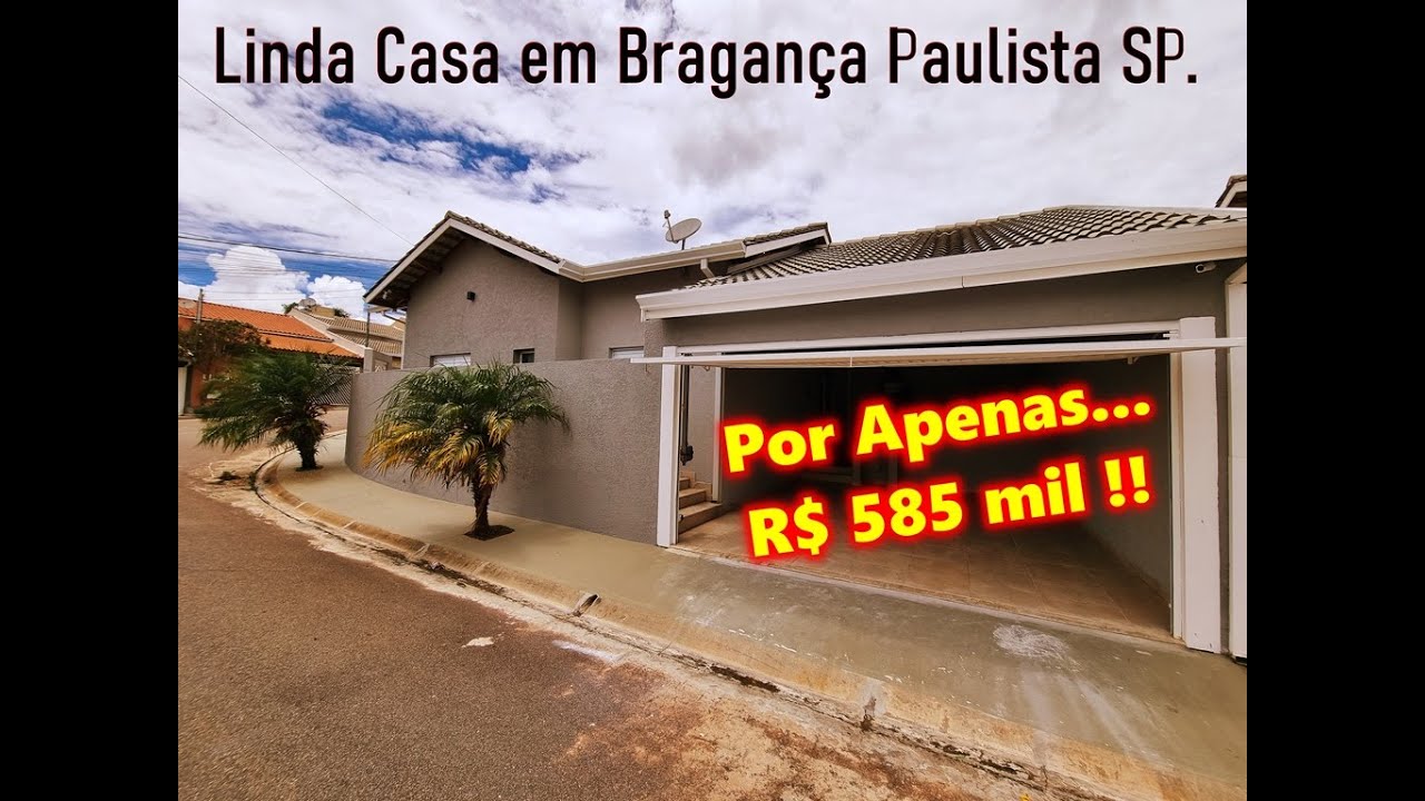 Linda Casa a Venda em Bragança Paulista SP.