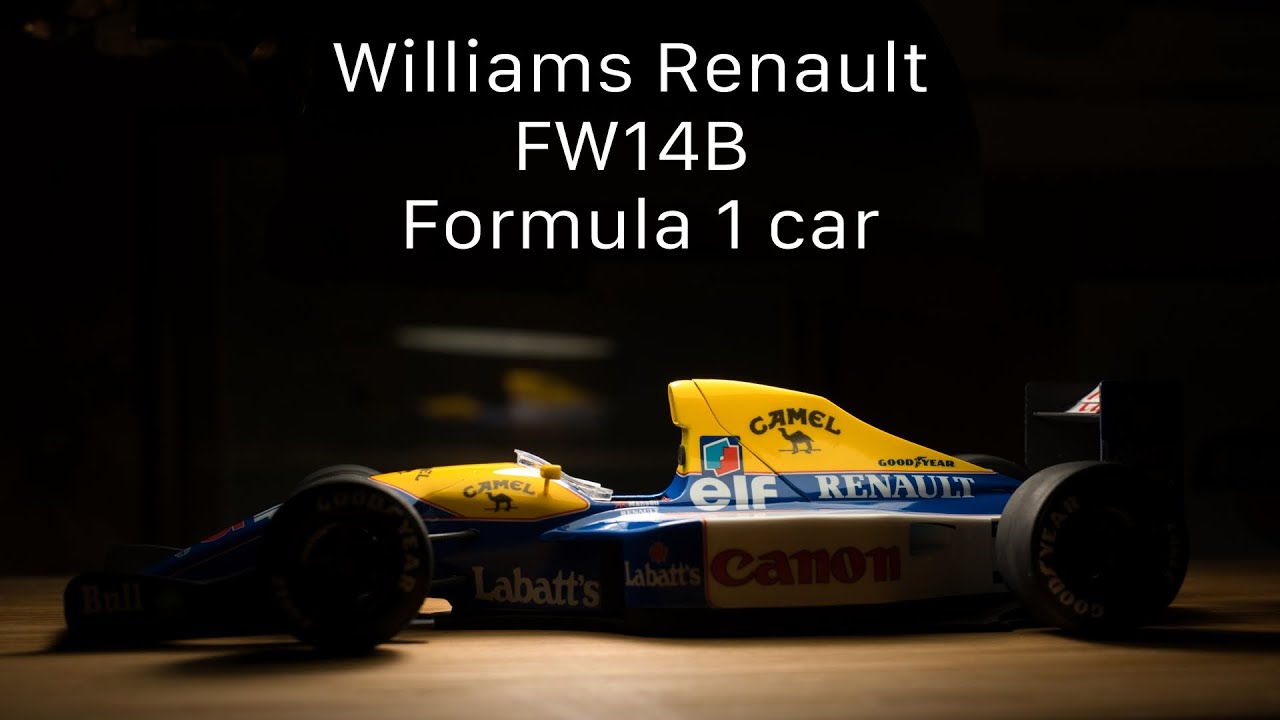 Williams Renault FW14B Formula 1 car Hasegawa 1/24 scale plastic model [Full Build]