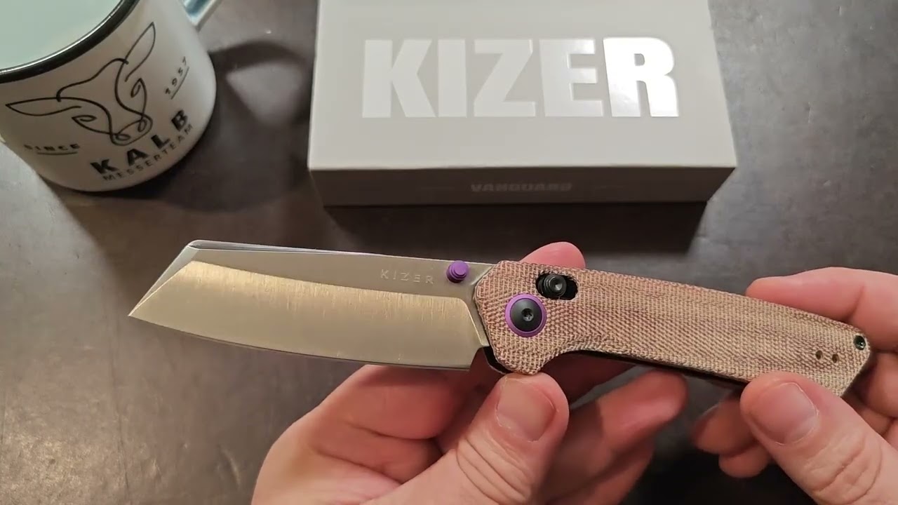KIZER Knives MADRAC - Vorstellung und noch ne fette Aktion mit dem Messerteam Kalb