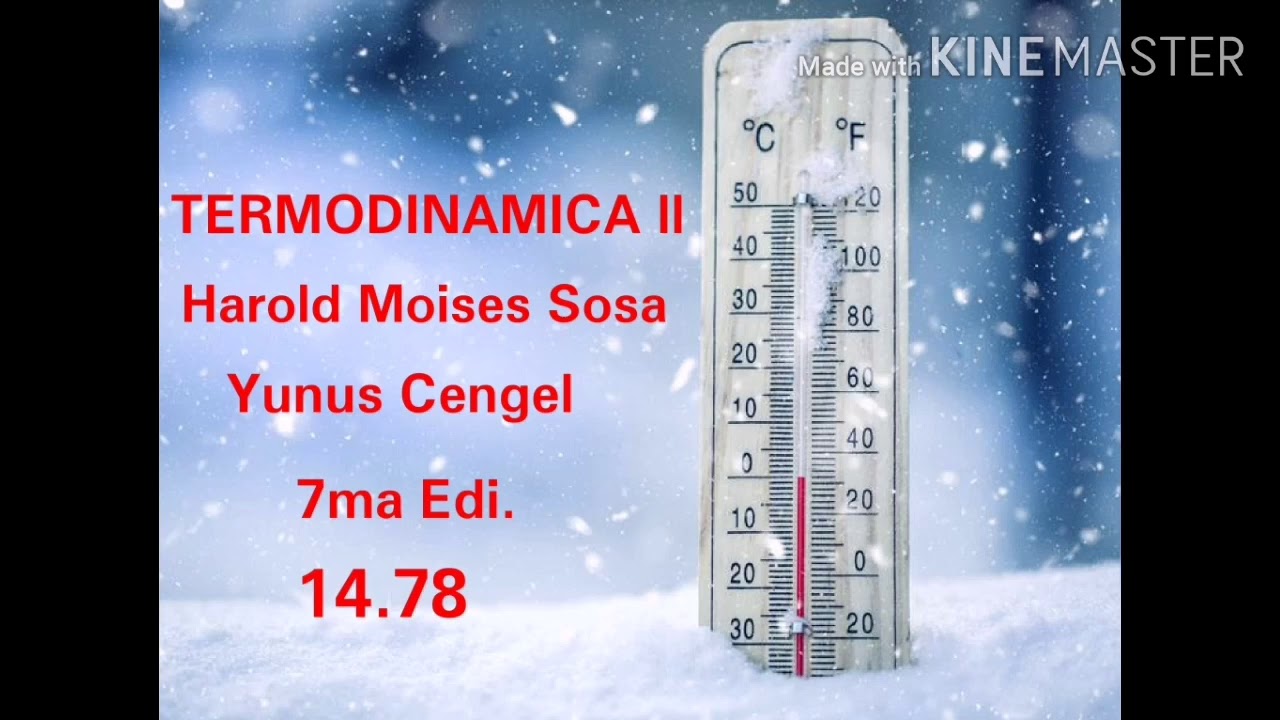 Ejercicio 14.78 - Termodinamica Yunus Cengel - 7ma edicion