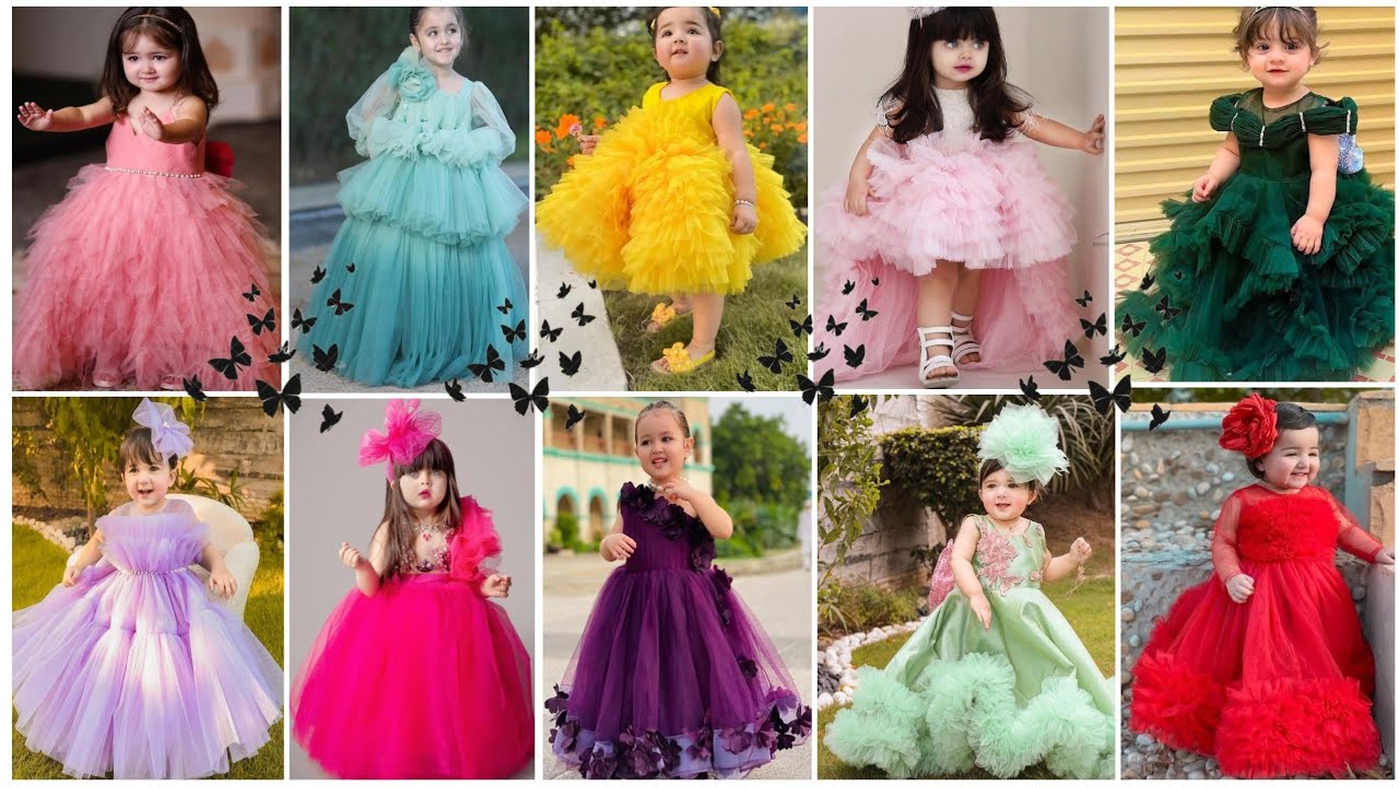 Baby Girl Fancy Frock Design2025|Ferry Frock Design|Kids Party wear Idea|Little Girl Birthday Dress 
