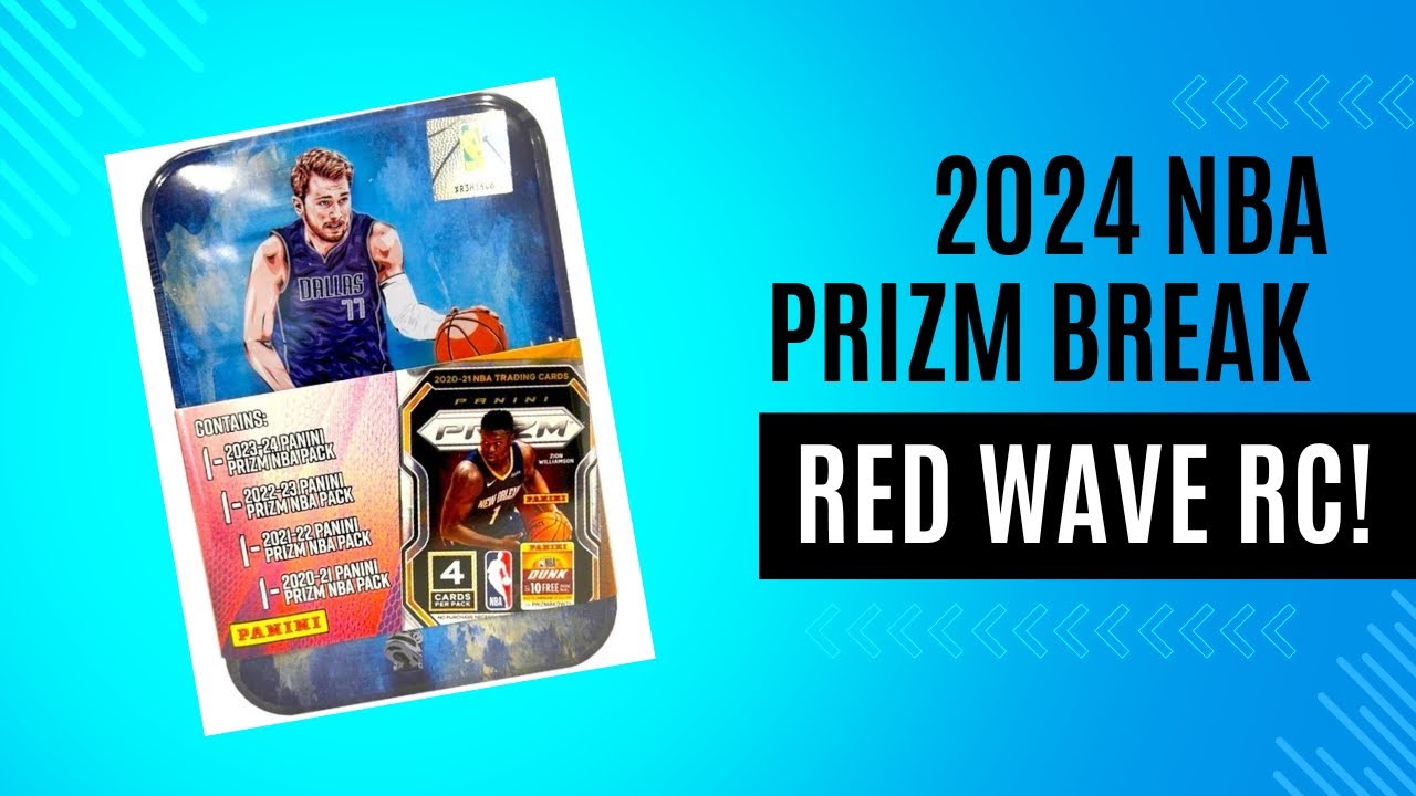 2024 Prizm Basketball Box Break (MJ Holding Tin)- Red Wave Rookie pull!