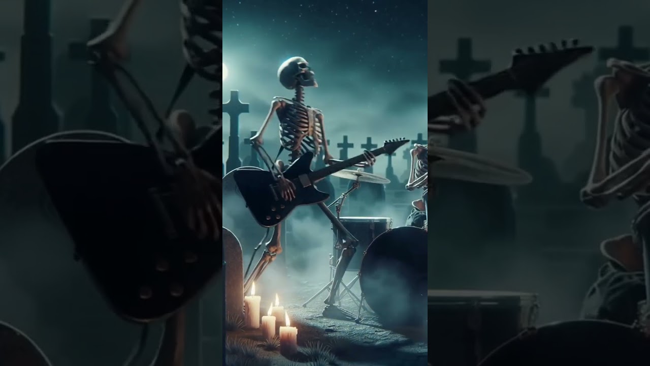 Intense Guitar and Drum Instrumental for Focused Workouts - Skullfire AI Song