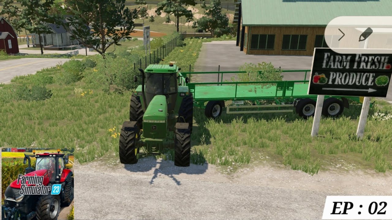 EP 02 | Earned my First 250K | Farming Simulator 23|