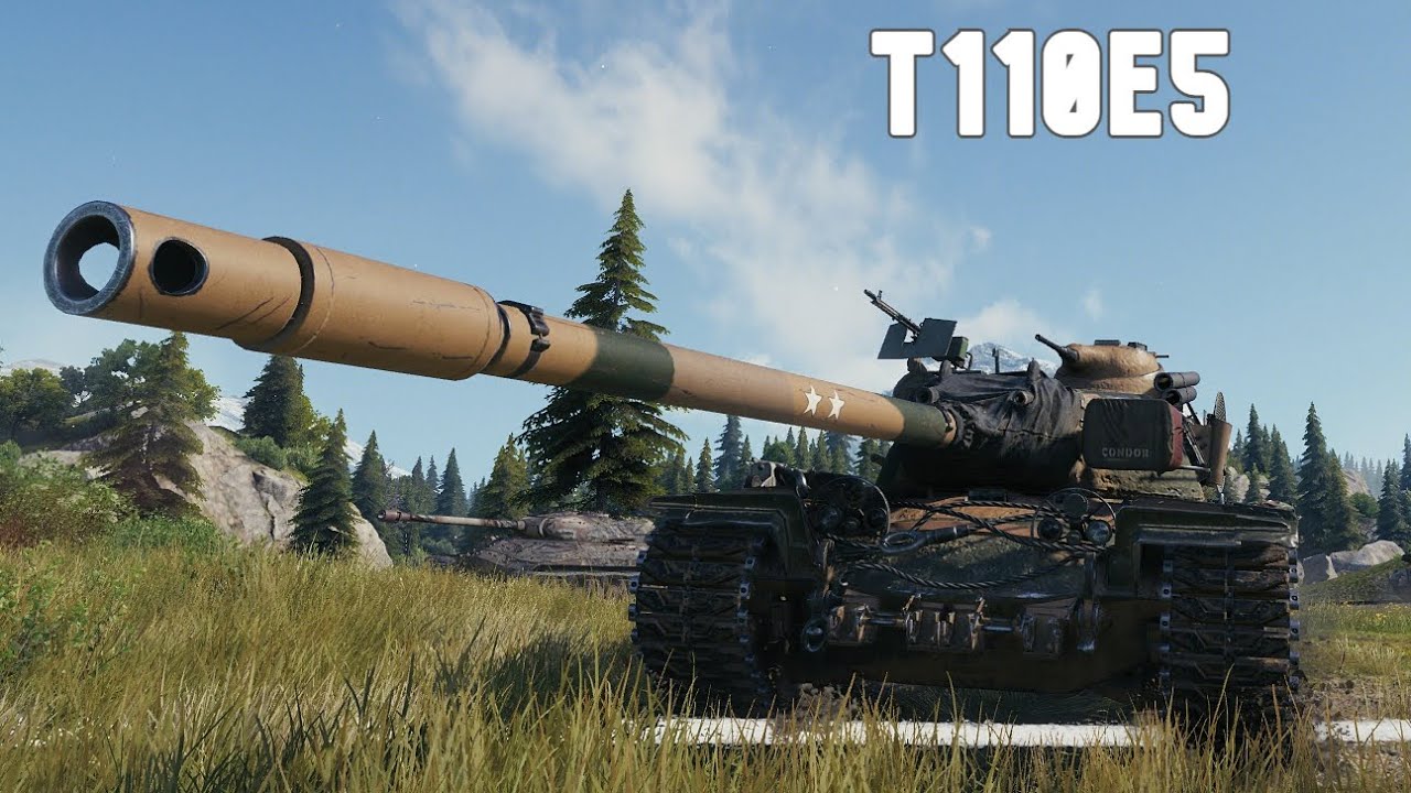 T110E5 : 8 Kills 10K Damage - World of Tanks.