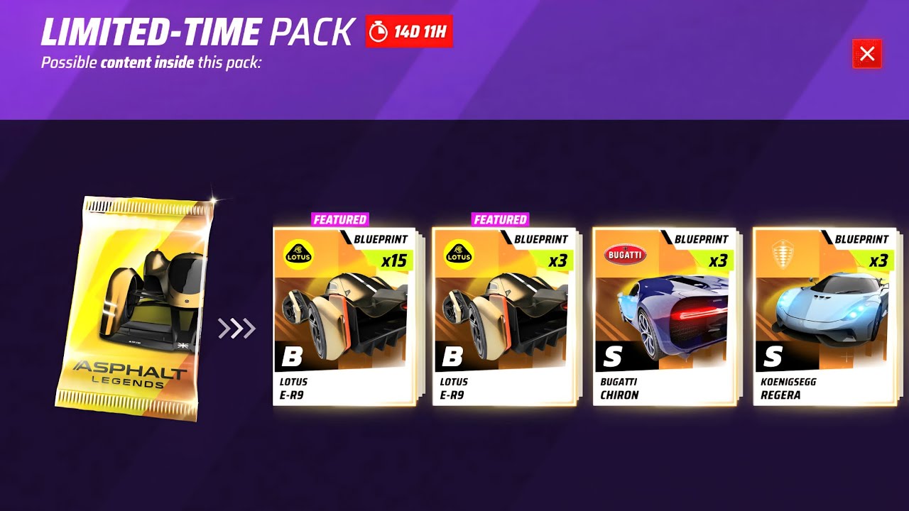 Asphalt Legends - ME: Lotus E-R9 Burning How Many Tokens Chasing MAX Lotus E-R9 - Drop Rate Check 😬