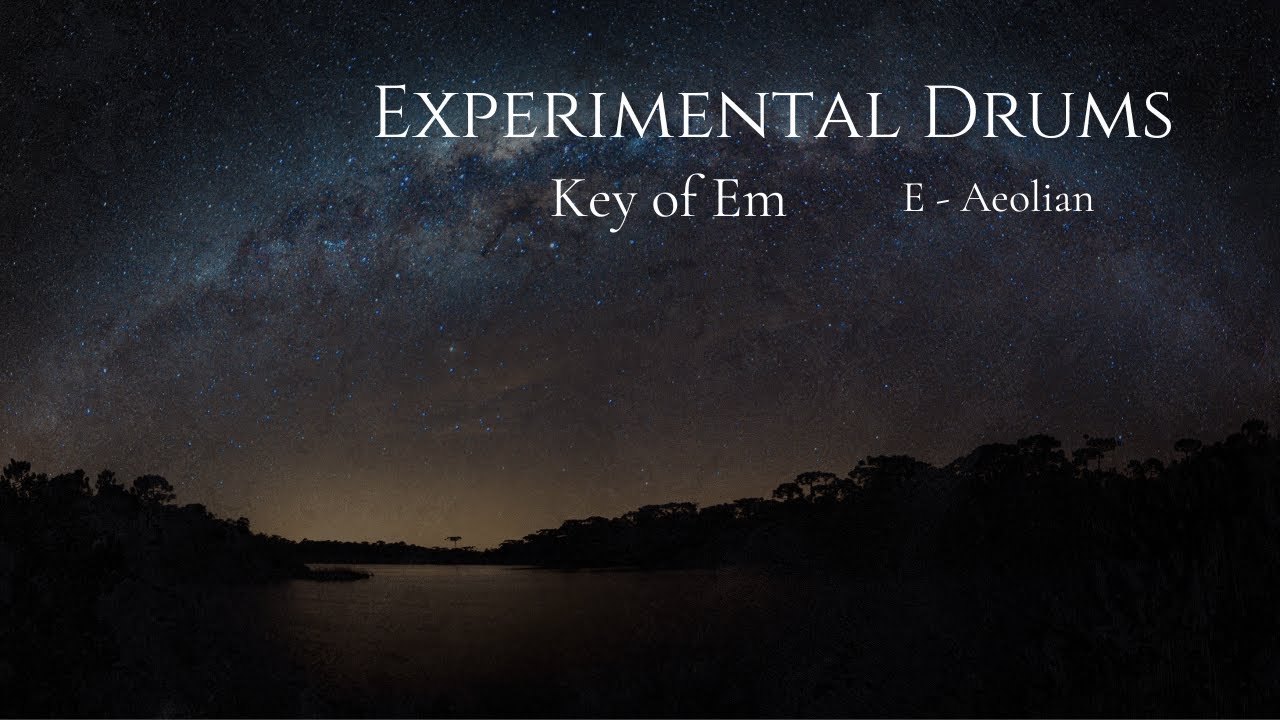 Guitar Backing Track  -  Experimental Drums No. 5  -  E  -  Basic Tonal  -  4/4  -  88 Bpm