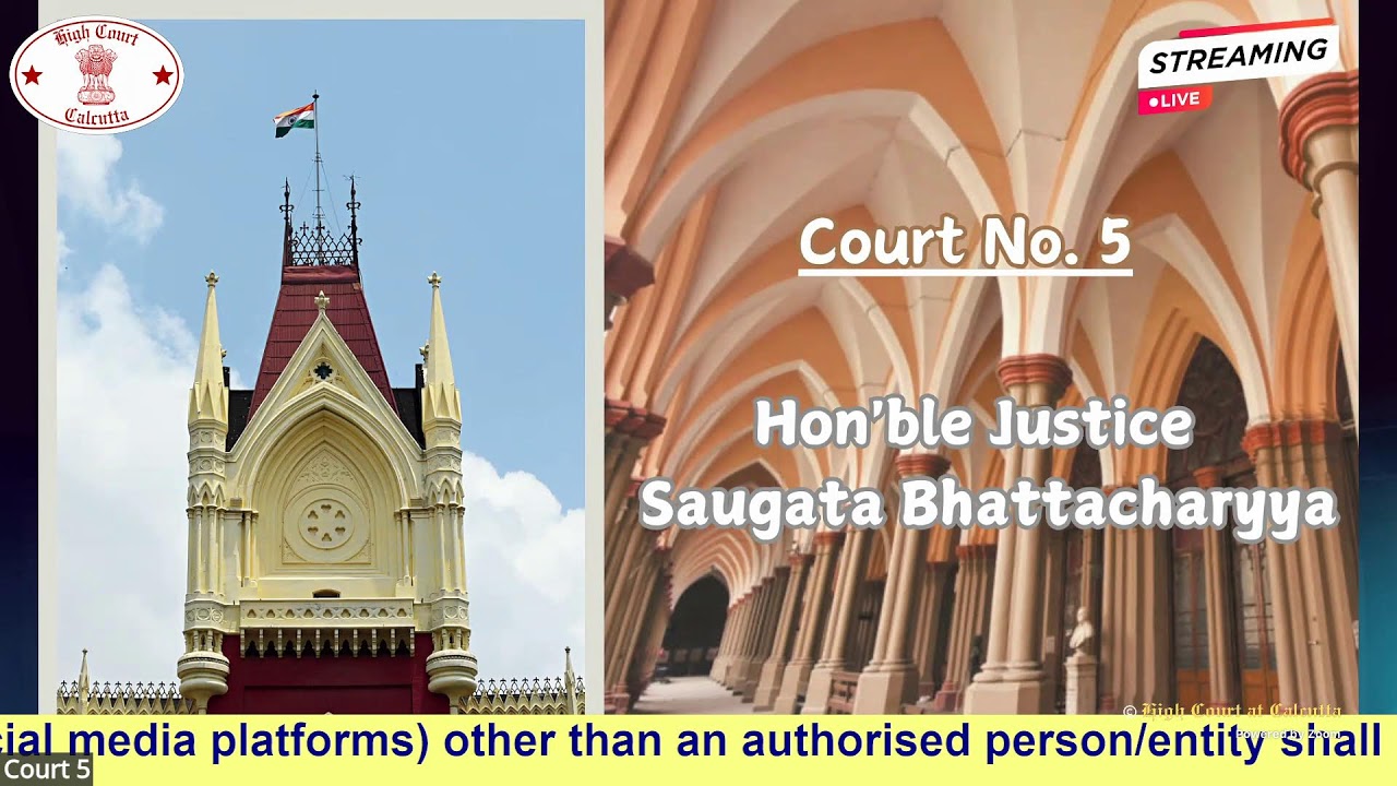 25 August 2026 | Court No. 5 | Live Streaming of the Court proceedings.