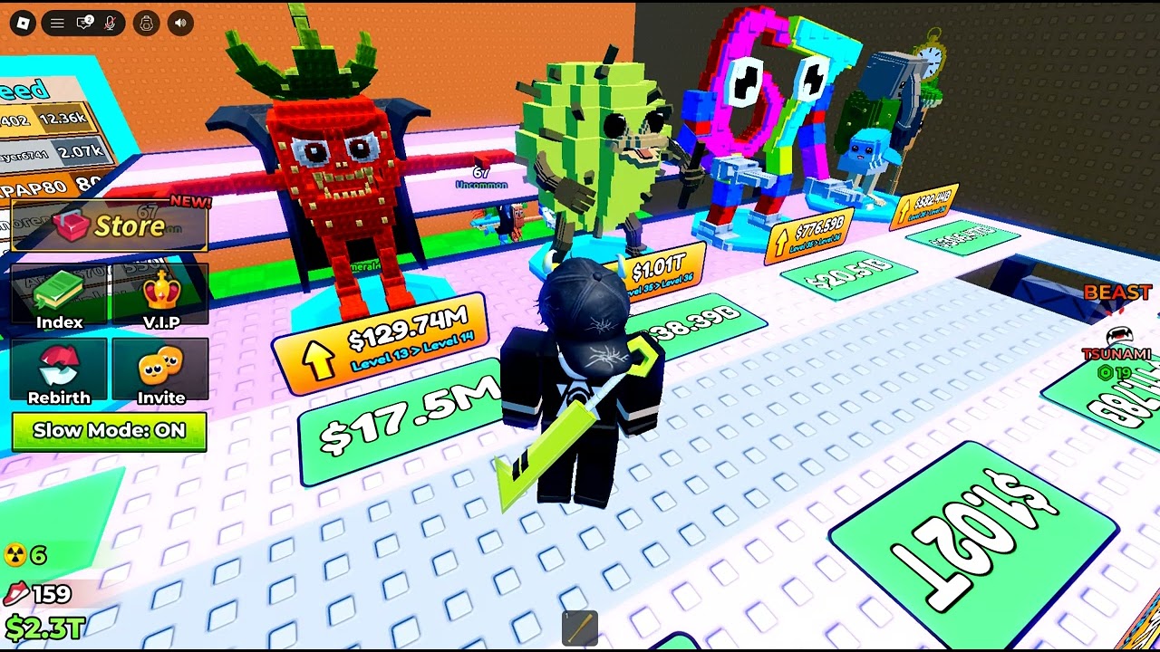 Roblox Escape tsunami for Brainrots