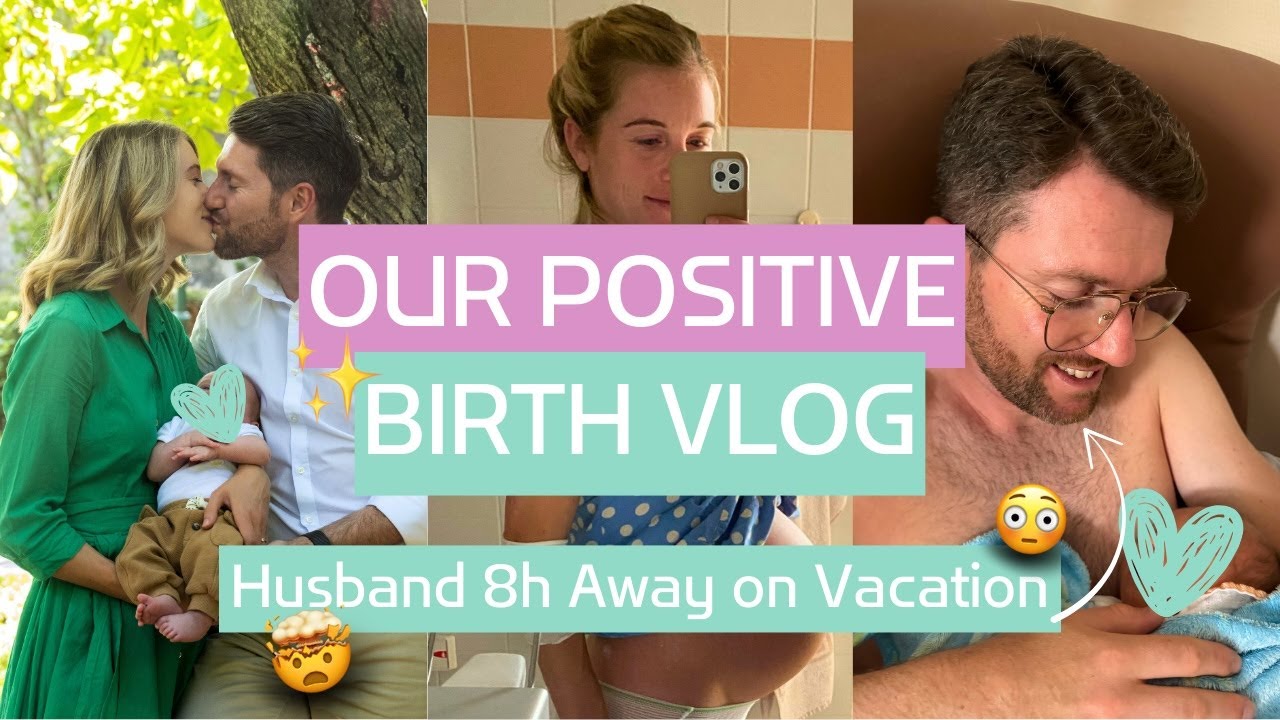 Our Birth Story 🤰 Baby Came While My Husband Was Away! | Unmedicated Birth Vlog