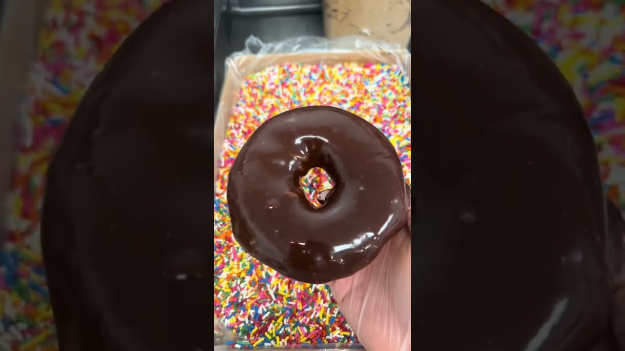The BEST Chocolate Frosted Doughnuts are HERE #donuts #howtomakechocolateathome #doughnut